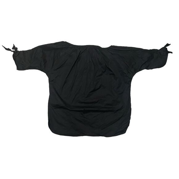 Hatch Maternity Off the Shoulder Tie Sleeve Top Black Pregnancy Size 2 / Medium - Picture 3 of 8